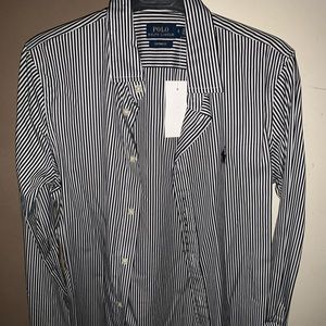 Women’s custom fit stripped shirt